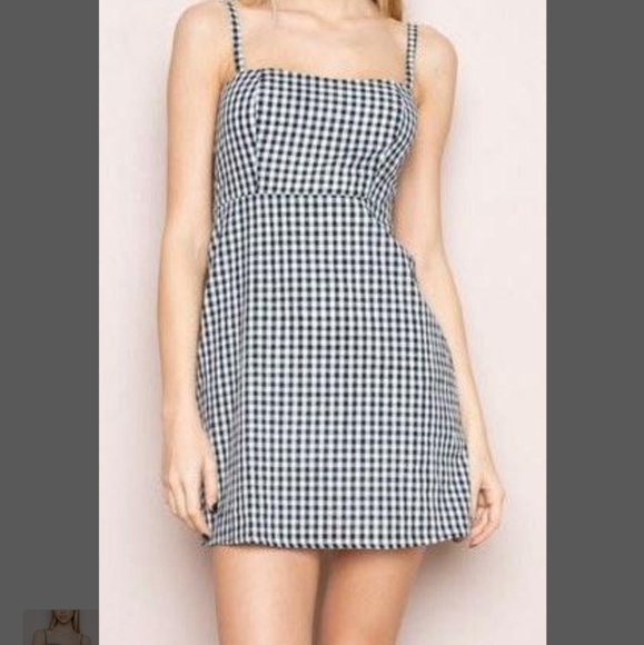 Brandy Melville Dresses & Skirts - Brandy Melville Black and White Gingham Dress